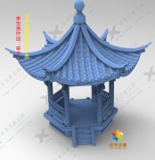 六角亭模型_学员zbrush作品