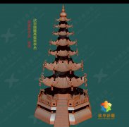 宝塔3d模型_学员zbrush作品