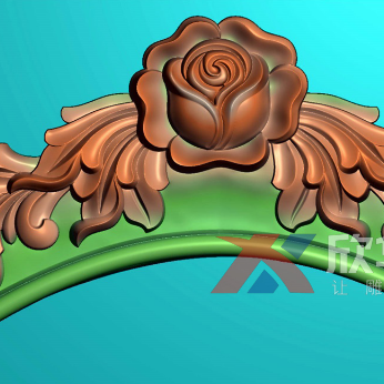 顶花浮雕_学员精雕设计作品-欣华雕刻培训学校