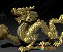 龙摆件_zbrush作品