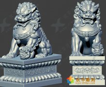 石狮_zbrush作品
