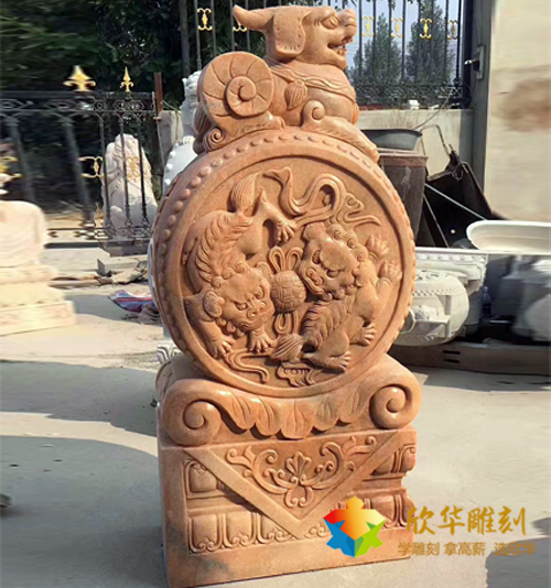 石鼓门墩雕刻