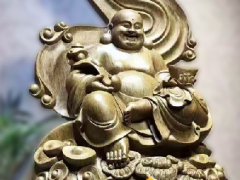 沉香木弥勒佛