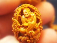 核雕镂空罗汉雕刻